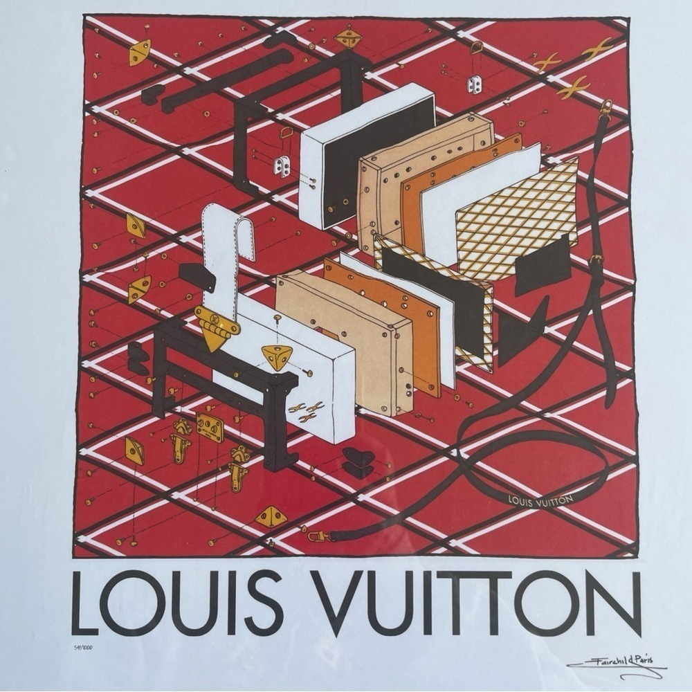 Louis Vuitton Framed Art Print limited Edition numbered - Picture 4 of 5